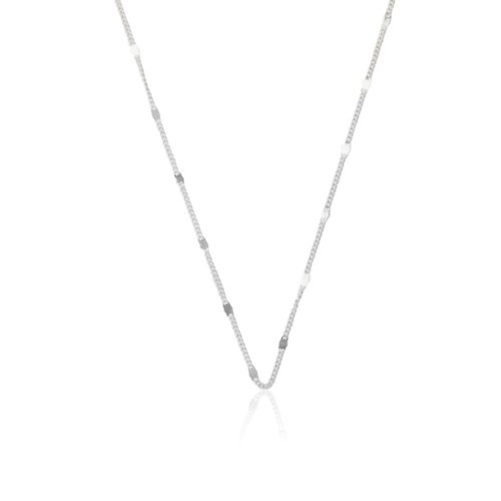 NWT Amanda Curb Chain Necklace // Italian Sterling Silver (20")